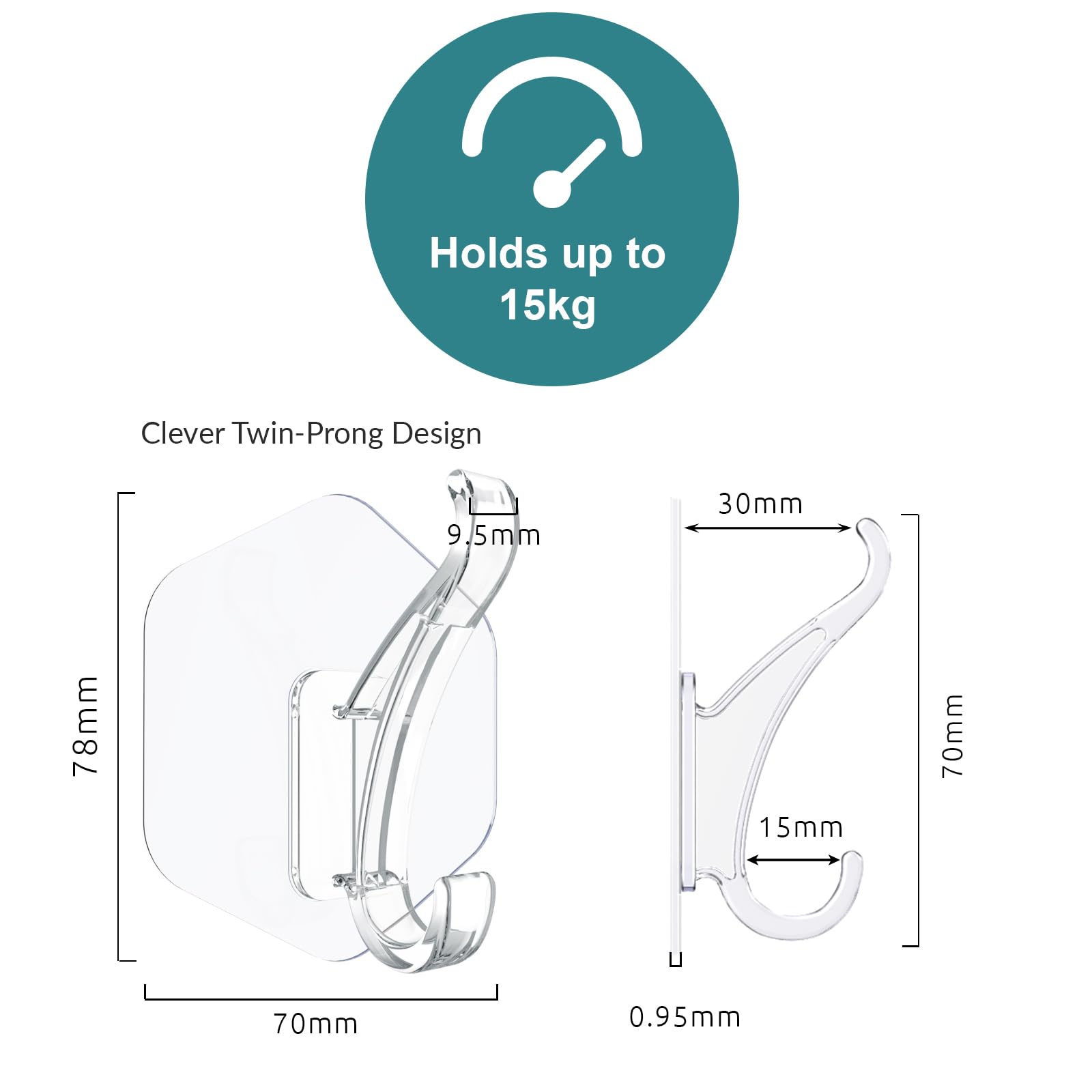 Adhesive Coat Hooks image 5