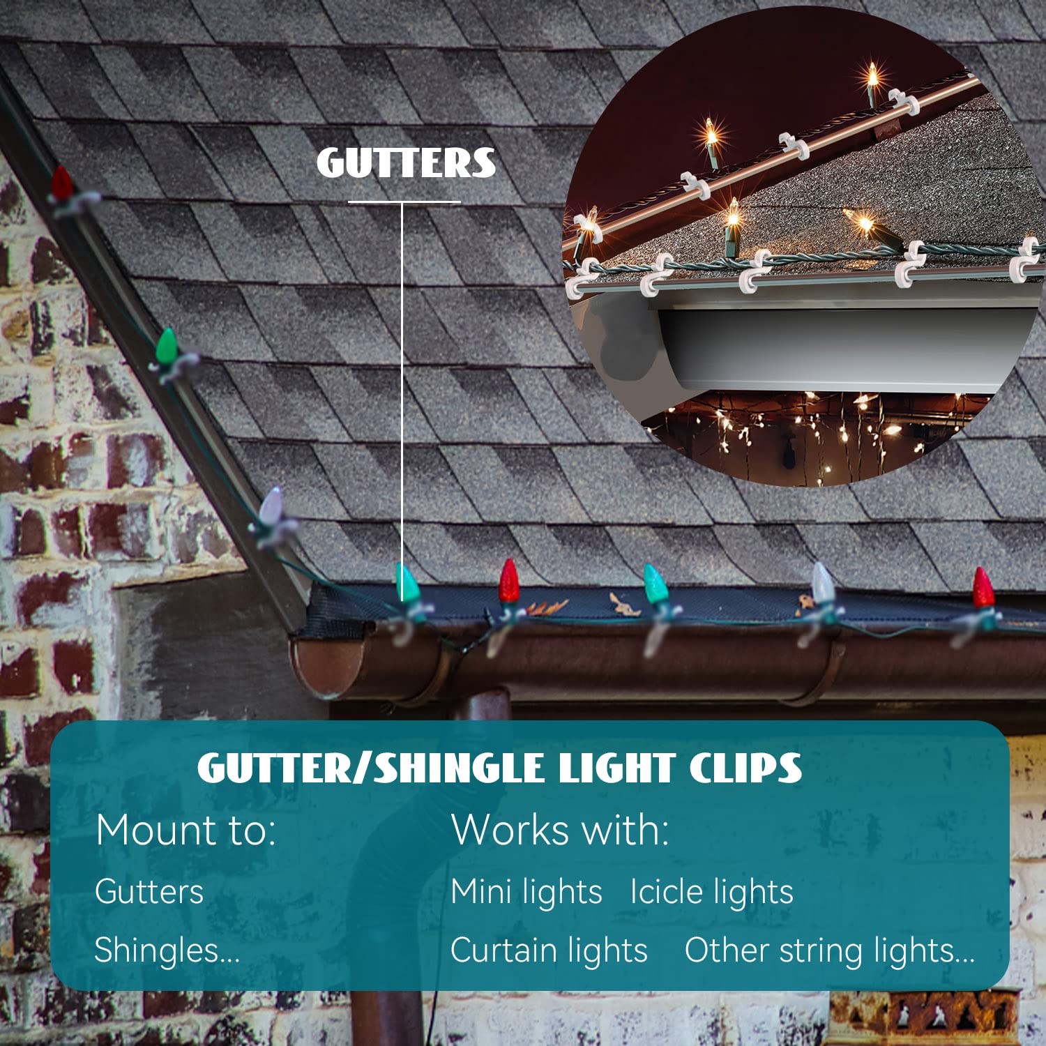 White Gutter Hooks image 9