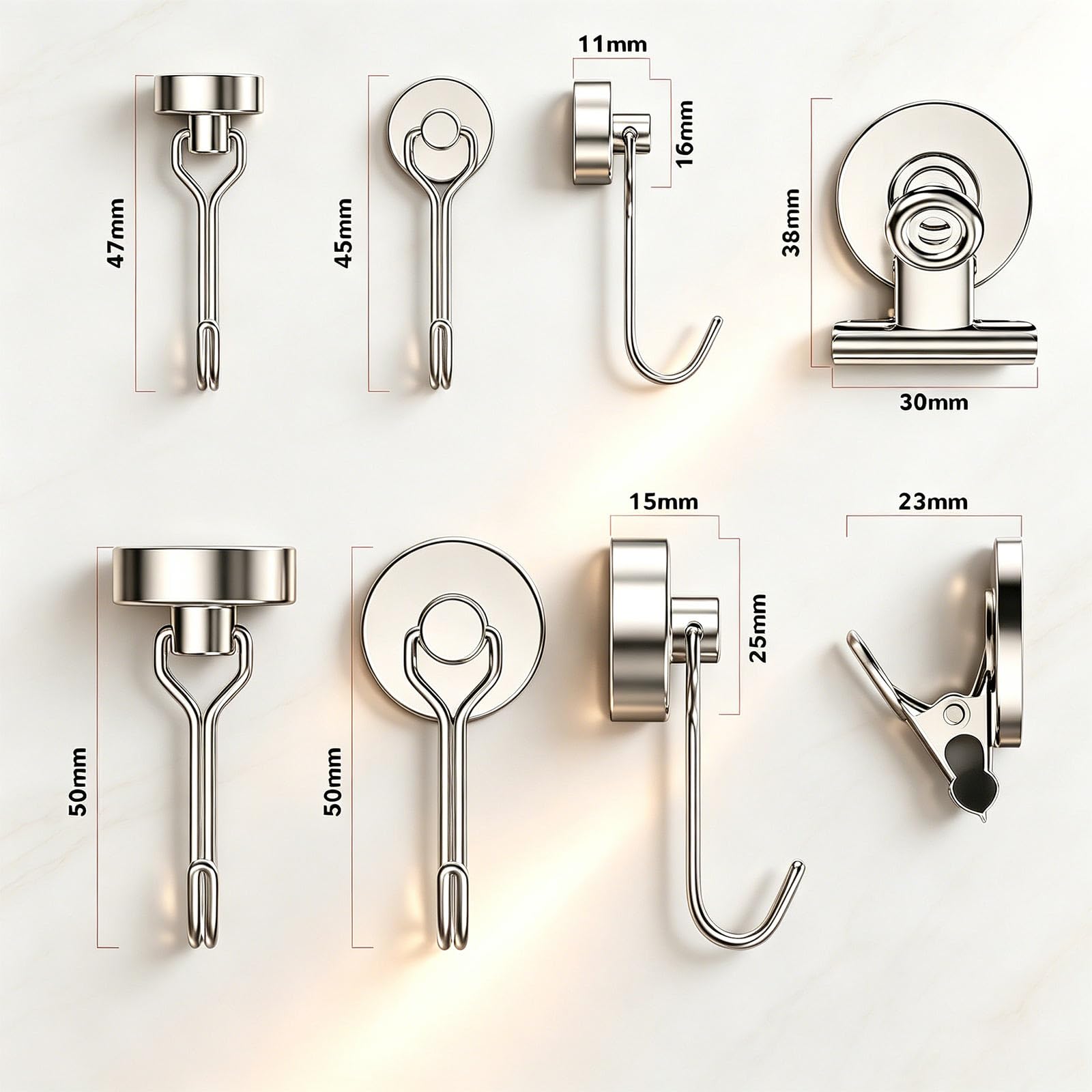Magnetic Hooks & Clips Set image 5