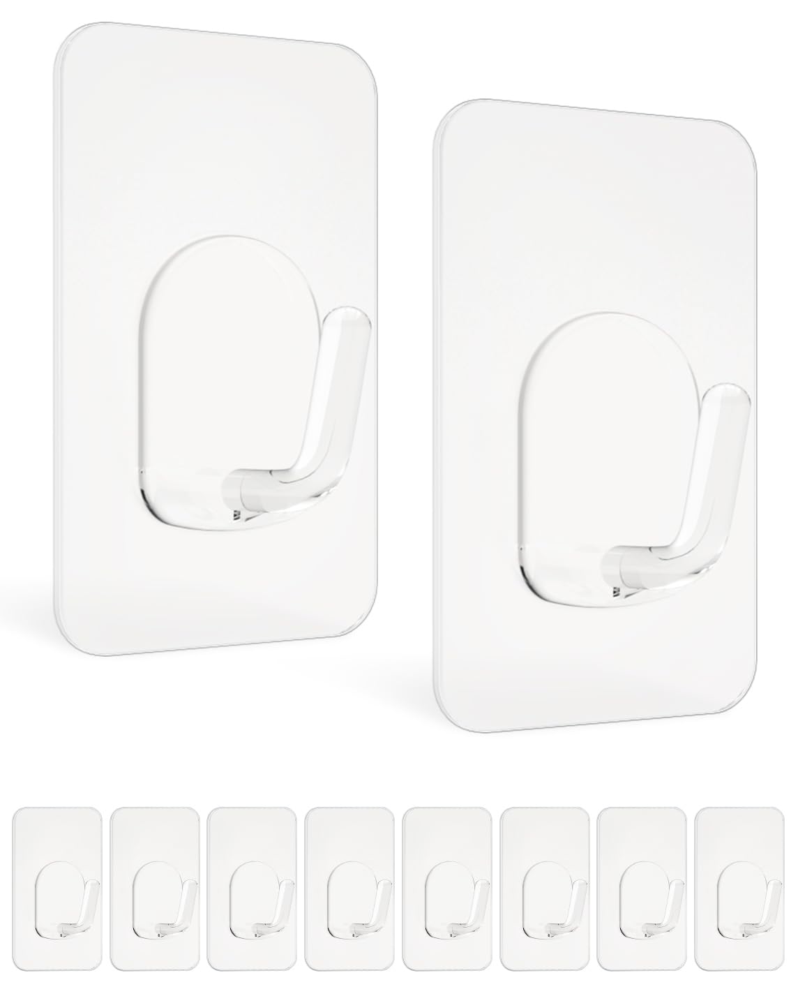 Clear Adhesive Hooks